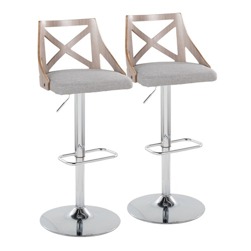 Charlotte Adjustable Barstool - Set Of 2